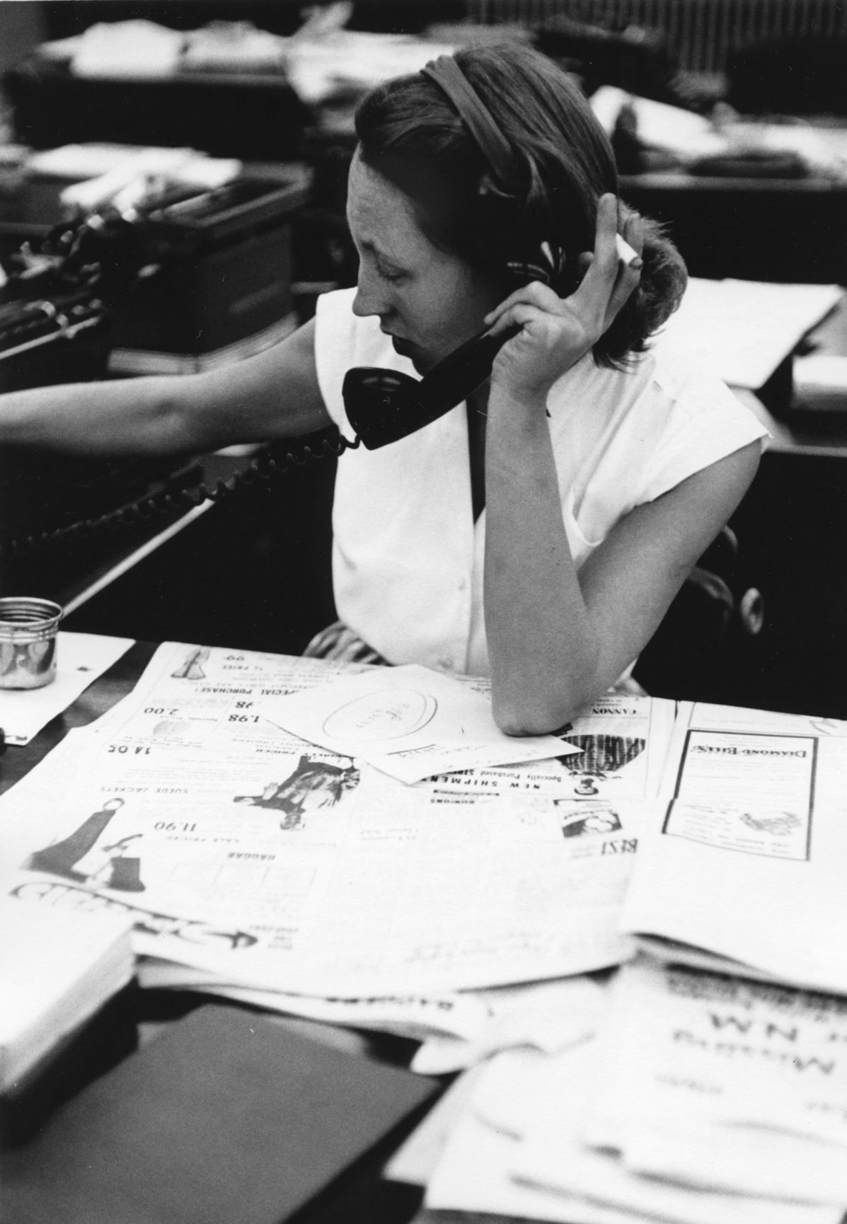 Tucson Citizen newsroom, 1954